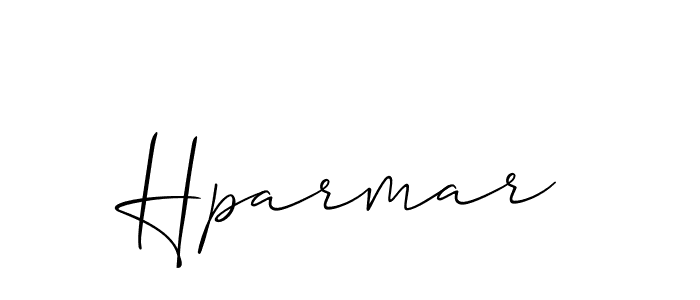 How to Draw Hparmar signature style? Allison_Script is a latest design signature styles for name Hparmar. Hparmar signature style 2 images and pictures png