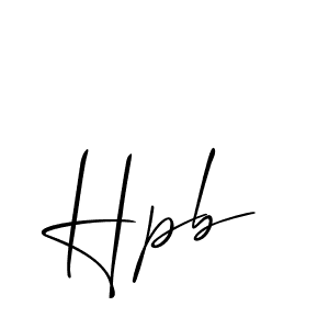 How to Draw Hpb signature style? Allison_Script is a latest design signature styles for name Hpb. Hpb signature style 2 images and pictures png