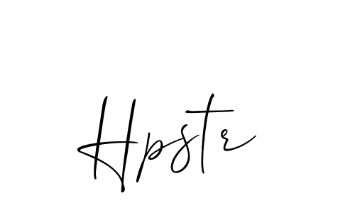 How to make Hpstr name signature. Use Allison_Script style for creating short signs online. This is the latest handwritten sign. Hpstr signature style 2 images and pictures png