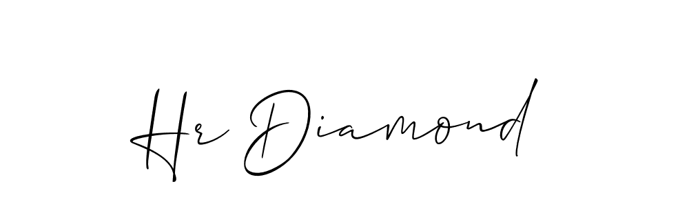 How to Draw Hr Diamond signature style? Allison_Script is a latest design signature styles for name Hr Diamond. Hr Diamond signature style 2 images and pictures png