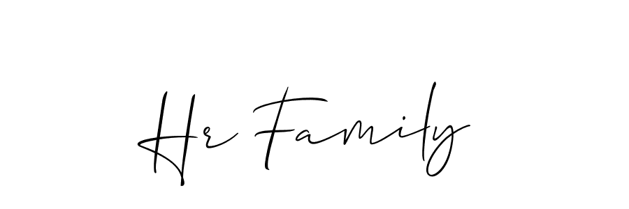 if you are searching for the best signature style for your name Hr Family. so please give up your signature search. here we have designed multiple signature styles  using Allison_Script. Hr Family signature style 2 images and pictures png