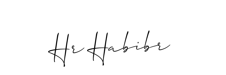 It looks lik you need a new signature style for name Hr Habibr. Design unique handwritten (Allison_Script) signature with our free signature maker in just a few clicks. Hr Habibr signature style 2 images and pictures png