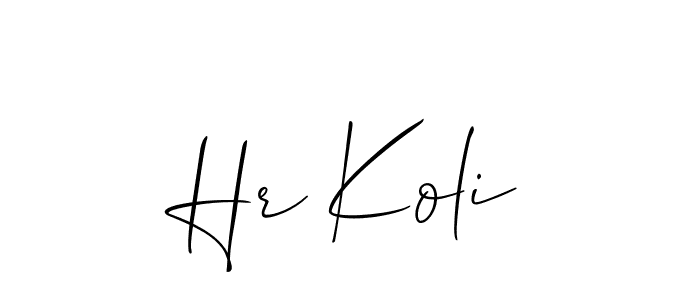 Here are the top 10 professional signature styles for the name Hr Koli. These are the best autograph styles you can use for your name. Hr Koli signature style 2 images and pictures png