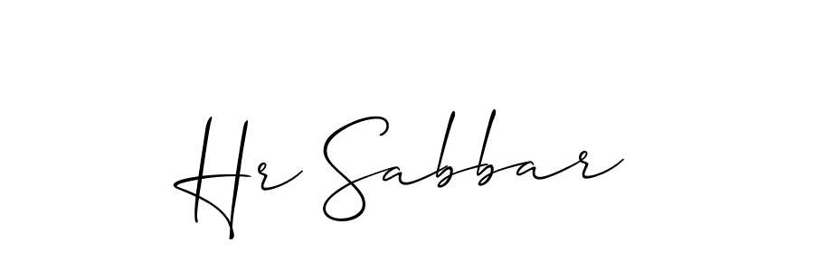 Also You can easily find your signature by using the search form. We will create Hr Sabbar name handwritten signature images for you free of cost using Allison_Script sign style. Hr Sabbar signature style 2 images and pictures png
