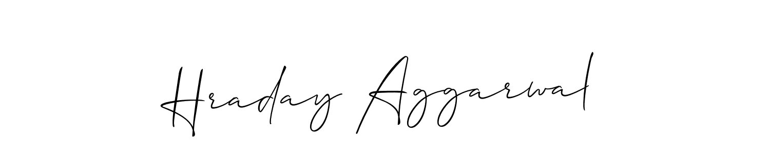 You can use this online signature creator to create a handwritten signature for the name Hraday Aggarwal. This is the best online autograph maker. Hraday Aggarwal signature style 2 images and pictures png