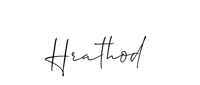 It looks lik you need a new signature style for name Hrathod. Design unique handwritten (Allison_Script) signature with our free signature maker in just a few clicks. Hrathod signature style 2 images and pictures png