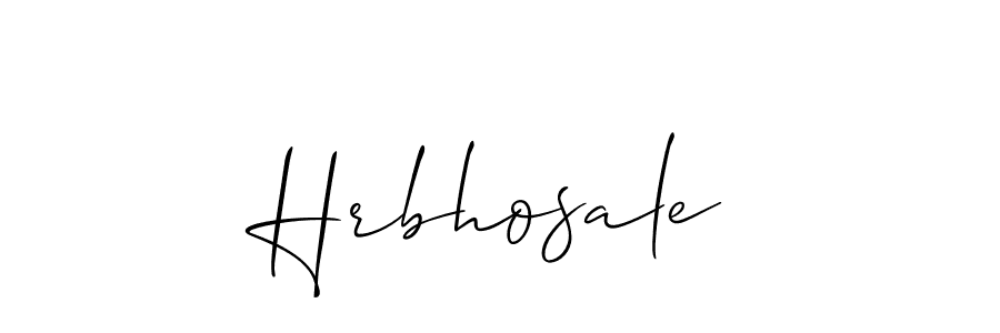 This is the best signature style for the Hrbhosale name. Also you like these signature font (Allison_Script). Mix name signature. Hrbhosale signature style 2 images and pictures png