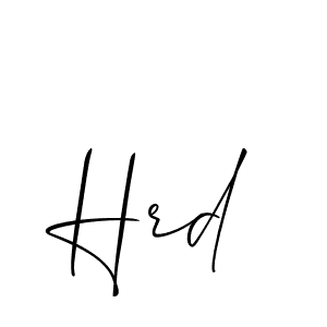 Hrd stylish signature style. Best Handwritten Sign (Allison_Script) for my name. Handwritten Signature Collection Ideas for my name Hrd. Hrd signature style 2 images and pictures png