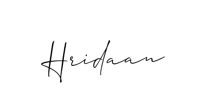 if you are searching for the best signature style for your name Hridaan. so please give up your signature search. here we have designed multiple signature styles  using Allison_Script. Hridaan signature style 2 images and pictures png