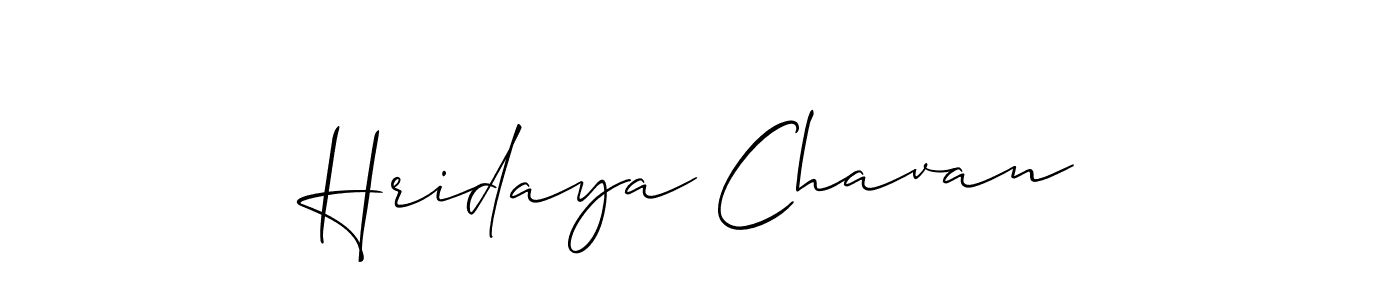 The best way (Allison_Script) to make a short signature is to pick only two or three words in your name. The name Hridaya Chavan include a total of six letters. For converting this name. Hridaya Chavan signature style 2 images and pictures png