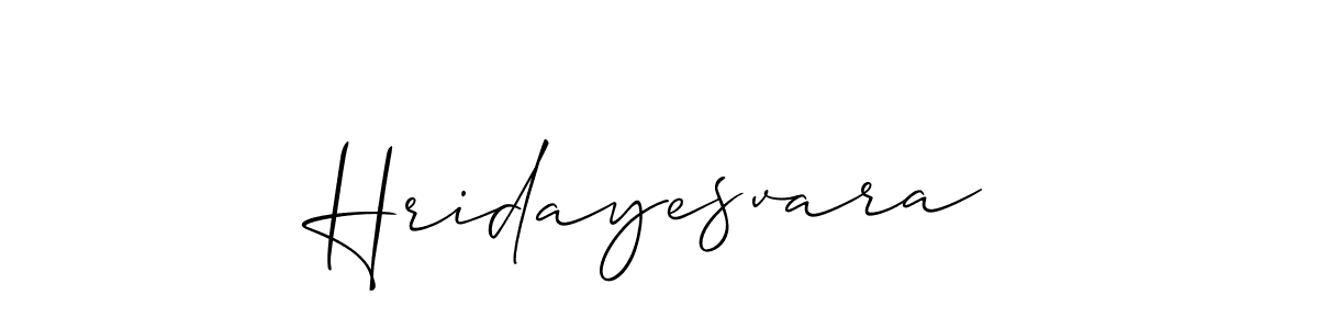 if you are searching for the best signature style for your name Hridayesvara. so please give up your signature search. here we have designed multiple signature styles  using Allison_Script. Hridayesvara signature style 2 images and pictures png