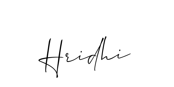 Make a beautiful signature design for name Hridhi. Use this online signature maker to create a handwritten signature for free. Hridhi signature style 2 images and pictures png