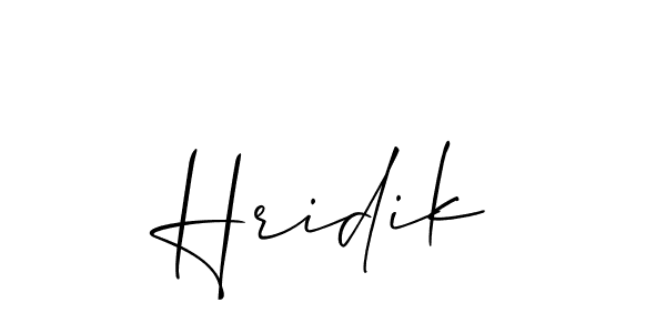 Hridik stylish signature style. Best Handwritten Sign (Allison_Script) for my name. Handwritten Signature Collection Ideas for my name Hridik. Hridik signature style 2 images and pictures png