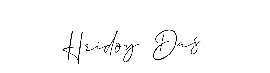 Also You can easily find your signature by using the search form. We will create Hridoy  Das name handwritten signature images for you free of cost using Allison_Script sign style. Hridoy  Das signature style 2 images and pictures png