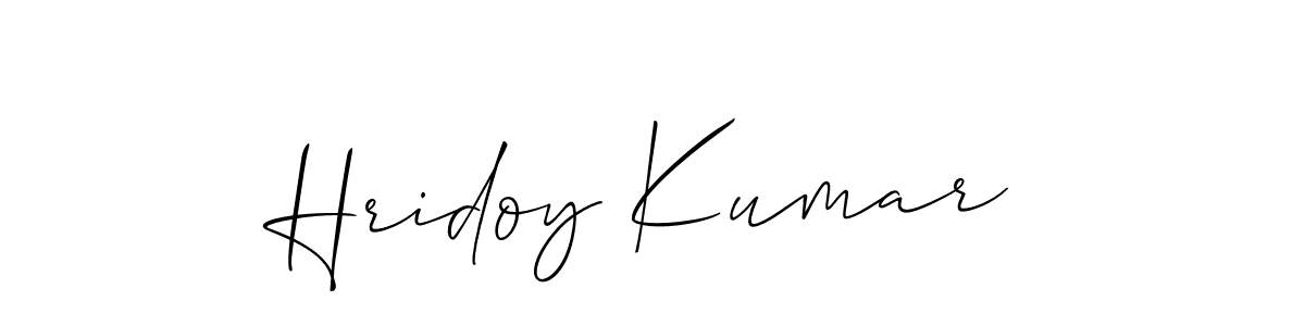 Make a short Hridoy Kumar signature style. Manage your documents anywhere anytime using Allison_Script. Create and add eSignatures, submit forms, share and send files easily. Hridoy Kumar signature style 2 images and pictures png