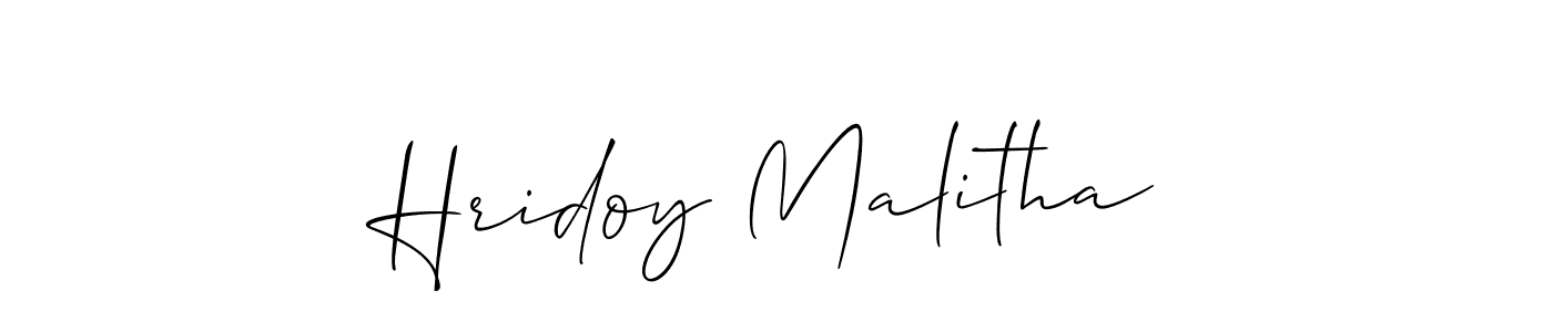 This is the best signature style for the Hridoy Malitha name. Also you like these signature font (Allison_Script). Mix name signature. Hridoy Malitha signature style 2 images and pictures png