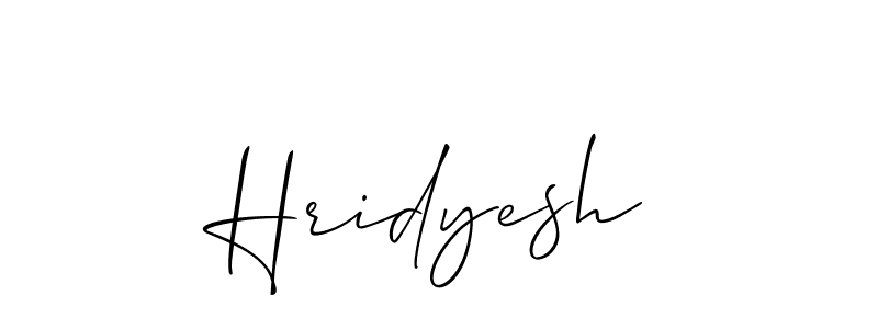 Also You can easily find your signature by using the search form. We will create Hridyesh name handwritten signature images for you free of cost using Allison_Script sign style. Hridyesh signature style 2 images and pictures png