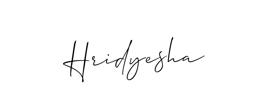 Make a beautiful signature design for name Hridyesha. Use this online signature maker to create a handwritten signature for free. Hridyesha signature style 2 images and pictures png