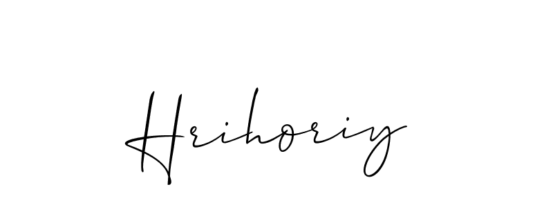 Hrihoriy stylish signature style. Best Handwritten Sign (Allison_Script) for my name. Handwritten Signature Collection Ideas for my name Hrihoriy. Hrihoriy signature style 2 images and pictures png
