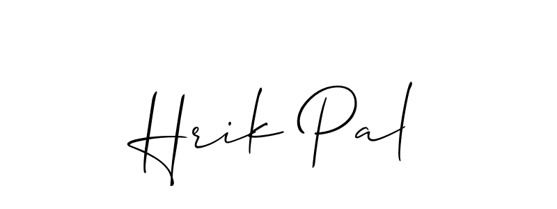 You can use this online signature creator to create a handwritten signature for the name Hrik Pal. This is the best online autograph maker. Hrik Pal signature style 2 images and pictures png