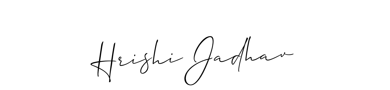 You can use this online signature creator to create a handwritten signature for the name Hrishi Jadhav. This is the best online autograph maker. Hrishi Jadhav signature style 2 images and pictures png