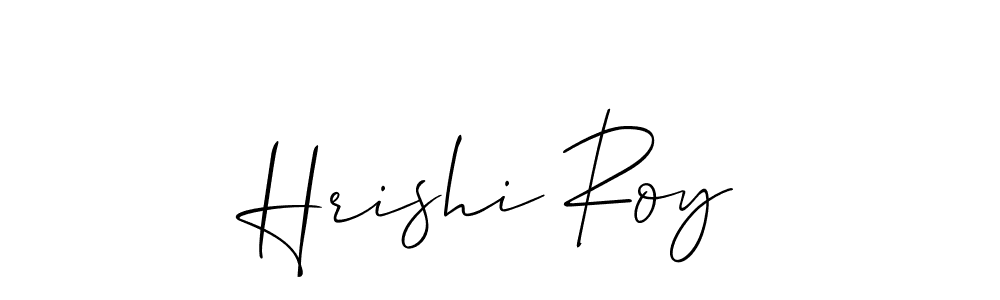 It looks lik you need a new signature style for name Hrishi Roy. Design unique handwritten (Allison_Script) signature with our free signature maker in just a few clicks. Hrishi Roy signature style 2 images and pictures png