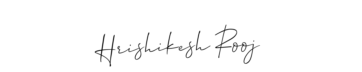 Hrishikesh Rooj stylish signature style. Best Handwritten Sign (Allison_Script) for my name. Handwritten Signature Collection Ideas for my name Hrishikesh Rooj. Hrishikesh Rooj signature style 2 images and pictures png