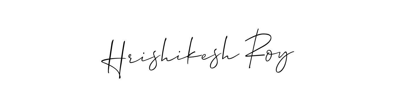 Also we have Hrishikesh Roy name is the best signature style. Create professional handwritten signature collection using Allison_Script autograph style. Hrishikesh Roy signature style 2 images and pictures png