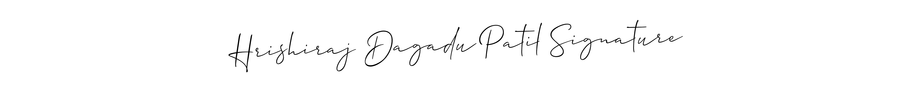 Make a short Hrishiraj Dagadu Patil Signature signature style. Manage your documents anywhere anytime using Allison_Script. Create and add eSignatures, submit forms, share and send files easily. Hrishiraj Dagadu Patil Signature signature style 2 images and pictures png