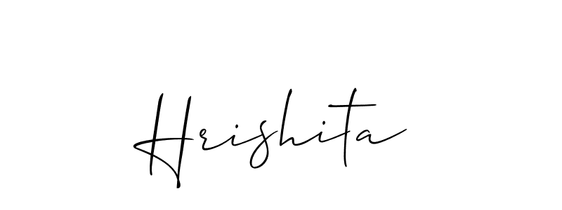 Hrishita stylish signature style. Best Handwritten Sign (Allison_Script) for my name. Handwritten Signature Collection Ideas for my name Hrishita. Hrishita signature style 2 images and pictures png