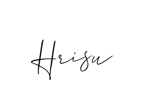 Also we have Hrisu name is the best signature style. Create professional handwritten signature collection using Allison_Script autograph style. Hrisu signature style 2 images and pictures png