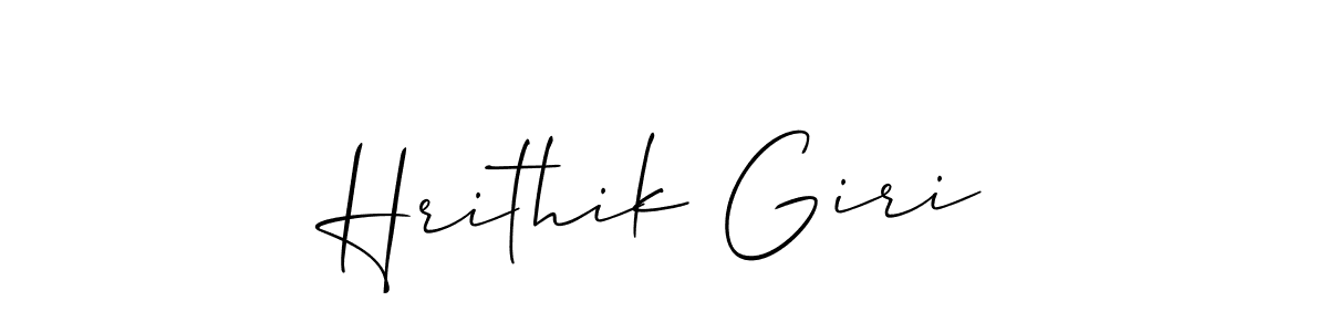 Also You can easily find your signature by using the search form. We will create Hrithik Giri name handwritten signature images for you free of cost using Allison_Script sign style. Hrithik Giri signature style 2 images and pictures png