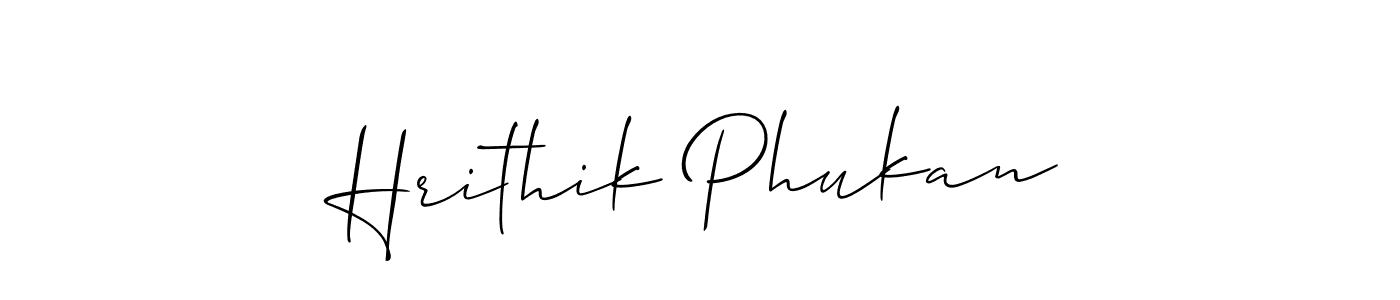Hrithik Phukan stylish signature style. Best Handwritten Sign (Allison_Script) for my name. Handwritten Signature Collection Ideas for my name Hrithik Phukan. Hrithik Phukan signature style 2 images and pictures png