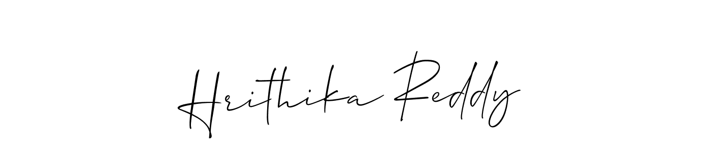 Also You can easily find your signature by using the search form. We will create Hrithika Reddy name handwritten signature images for you free of cost using Allison_Script sign style. Hrithika Reddy signature style 2 images and pictures png