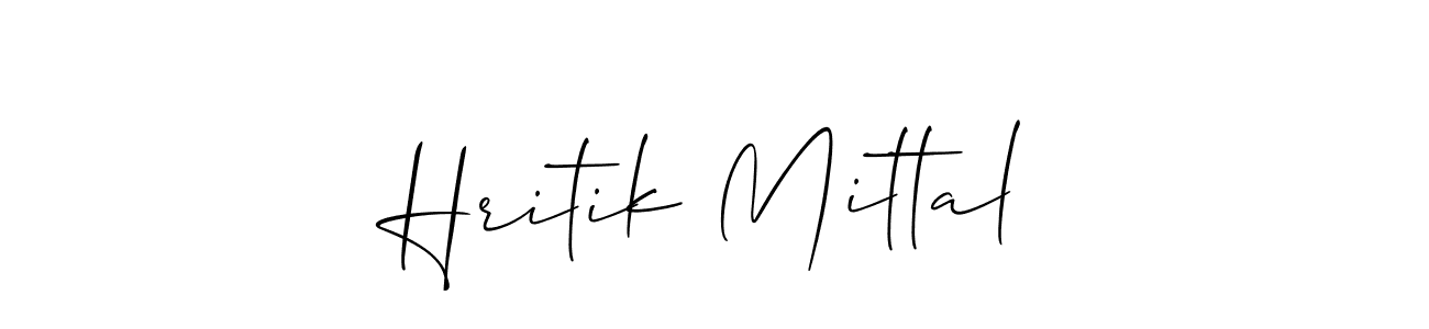 Check out images of Autograph of Hritik Mittal name. Actor Hritik Mittal Signature Style. Allison_Script is a professional sign style online. Hritik Mittal signature style 2 images and pictures png