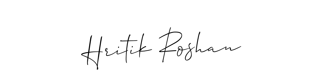 Similarly Allison_Script is the best handwritten signature design. Signature creator online .You can use it as an online autograph creator for name Hritik Roshan. Hritik Roshan signature style 2 images and pictures png