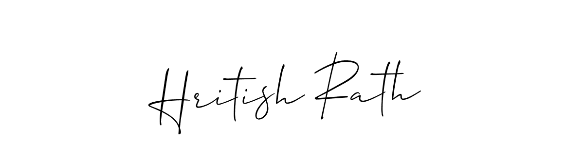 Similarly Allison_Script is the best handwritten signature design. Signature creator online .You can use it as an online autograph creator for name Hritish Rath. Hritish Rath signature style 2 images and pictures png