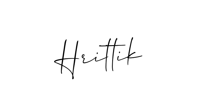 Best and Professional Signature Style for Hrittik. Allison_Script Best Signature Style Collection. Hrittik signature style 2 images and pictures png