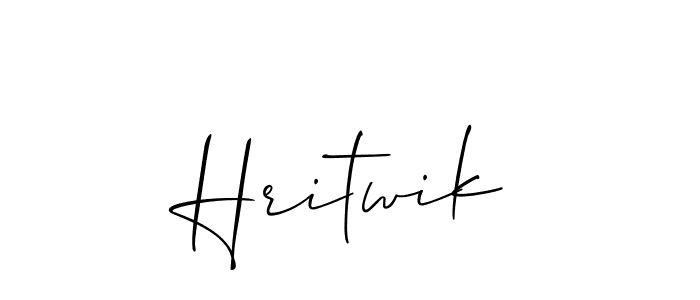 Best and Professional Signature Style for Hritwik. Allison_Script Best Signature Style Collection. Hritwik signature style 2 images and pictures png