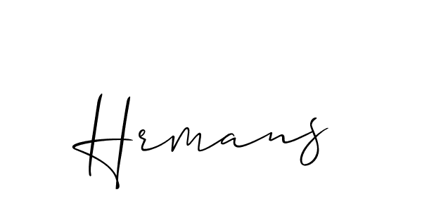 Also we have Hrmans name is the best signature style. Create professional handwritten signature collection using Allison_Script autograph style. Hrmans signature style 2 images and pictures png