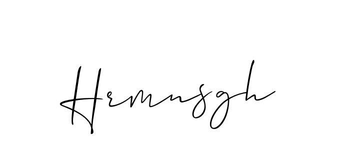 Hrmnsgh stylish signature style. Best Handwritten Sign (Allison_Script) for my name. Handwritten Signature Collection Ideas for my name Hrmnsgh. Hrmnsgh signature style 2 images and pictures png