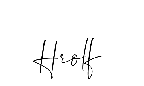 Make a beautiful signature design for name Hrolf. Use this online signature maker to create a handwritten signature for free. Hrolf signature style 2 images and pictures png