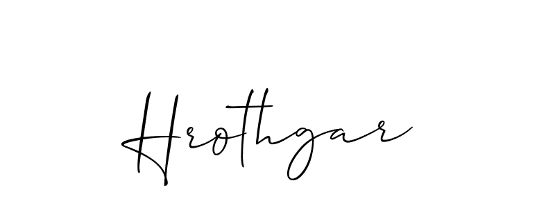 Also we have Hrothgar name is the best signature style. Create professional handwritten signature collection using Allison_Script autograph style. Hrothgar signature style 2 images and pictures png