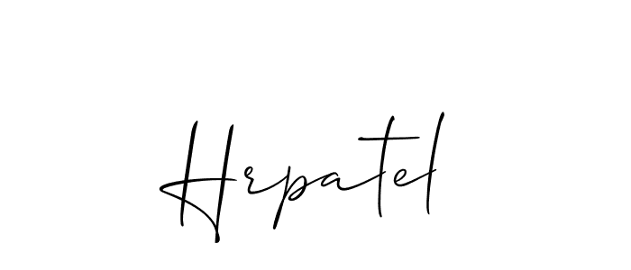 Also You can easily find your signature by using the search form. We will create Hrpatel name handwritten signature images for you free of cost using Allison_Script sign style. Hrpatel signature style 2 images and pictures png