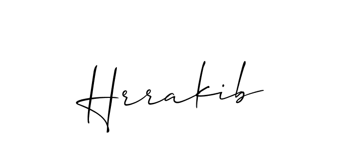 Similarly Allison_Script is the best handwritten signature design. Signature creator online .You can use it as an online autograph creator for name Hrrakib. Hrrakib signature style 2 images and pictures png