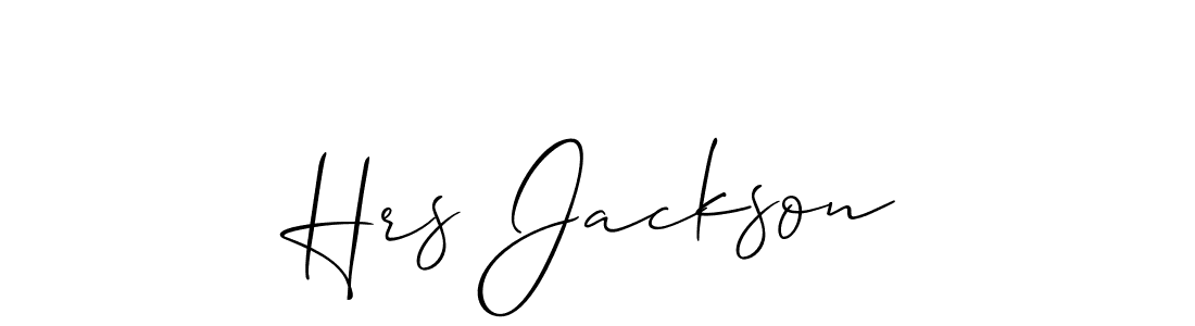Once you've used our free online signature maker to create your best signature Allison_Script style, it's time to enjoy all of the benefits that Hrs Jackson name signing documents. Hrs Jackson signature style 2 images and pictures png