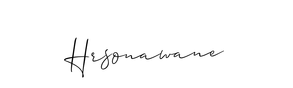 Best and Professional Signature Style for Hrsonawane. Allison_Script Best Signature Style Collection. Hrsonawane signature style 2 images and pictures png