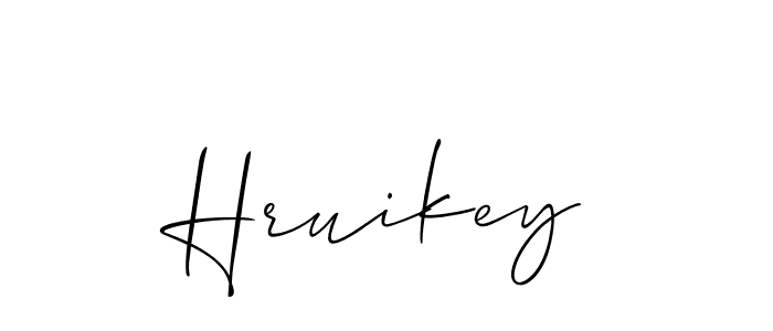 Create a beautiful signature design for name Hruikey. With this signature (Allison_Script) fonts, you can make a handwritten signature for free. Hruikey signature style 2 images and pictures png