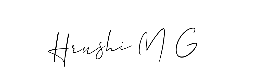 Once you've used our free online signature maker to create your best signature Allison_Script style, it's time to enjoy all of the benefits that Hrushi M G name signing documents. Hrushi M G signature style 2 images and pictures png