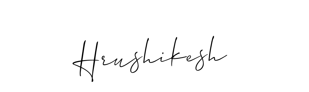 Also we have Hrushikesh name is the best signature style. Create professional handwritten signature collection using Allison_Script autograph style. Hrushikesh signature style 2 images and pictures png